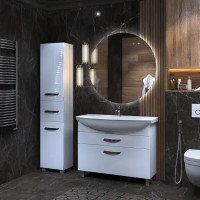 Зеркало для ванной Vigo Moss Classic Led с подсветкой 80 см круглое