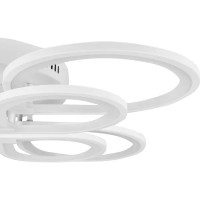 Люстра потолочная Семь огней SF7099/8C-WT LED 240 Вт регулируемый белый свет цвет белый