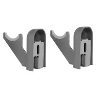 Комплект настенных регулируемых кронштейнов Royal Thermo D 100 серый