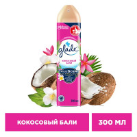 Освежитель воздуха аэрозольный Glade Кокосовый Бали 300 мл