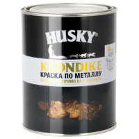 Краска по металлу Husky Klondike глянцевая цвет золото 0.9 л RAL 1036