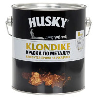 Краска по металлу Husky Klondike глянцевая цвет золото 2.5 л RAL 1036