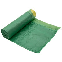 Мешки для мусора Palisad Home 35 л цвет зелёный 15 шт.