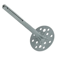 Дюбель для теплоизоляции с пластиковым гвоздем Tech-krep IZO серый 10х160 мм, 30 шт.