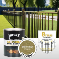 Краска по металлу Husky Klondike глянцевая цвет золото 0.9 л RAL 1036