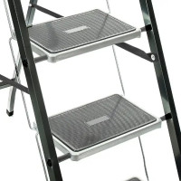 Стремянка стальная Zalger с ковриком 3 ступени