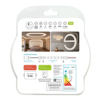 Светодиодная лента для труднодоступных мест SMD 2835 60 диод/5 Вт/м 24 В 10 мм IP20 2 м теплый белый свет