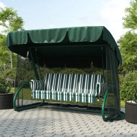 Качели садовые GreenGard София 2 3-х местные до 350 кг зеленый