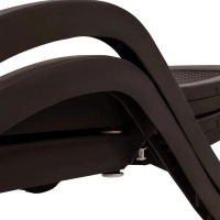 Шезлонг Capri 195x73x41 см пластик темно-коричневый