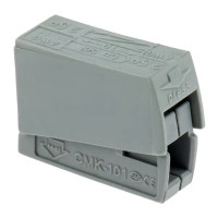 Клеммы соединительные для осветительного оборудования Duwi СМК 224-112 1-проводные 0,5-2,5мм² серые 5 шт 26734 8