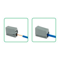 Клеммы соединительные для осветительного оборудования Duwi СМК 224-112 1-проводные 0,5-2,5мм² серые 5 шт 26734 8