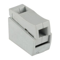 Клеммы соединительные монтажные Duwi СМК 224-112 2-проводные 1,0-2,5X2/0,5-2,5мм² серые 5шт 26735 5