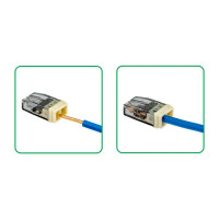 Клеммы монтажные самозажимные с пастой Duwi СМК 772-208 2-проводные 2,5мм² прозрачные 5шт 26728 7