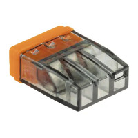 Клеммы монтажные самозажимные с пастой Duwi СМК 772-203 3-проводные 2,5мм² прозрачные 5шт 26729 4