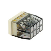 Клеммы монтажные самозажимные с пастой Duwi СМК 772-208 8-проводные 2,5мм² прозрачные 5шт 26733 1