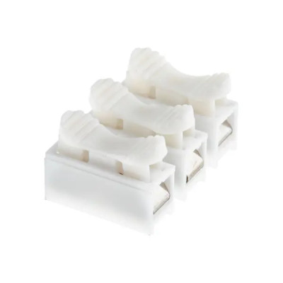 Клеммы нажимные пружинные для осветительного оборудования Duwi СМК 823-2-10 3-проводные 2,5мм² серые 5шт 26739 3