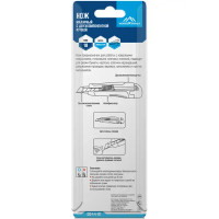 Нож строительный Vertextools 0044-01 двухкомпонентный корпус сегментное лезвие 18 мм