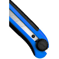 Нож строительный Vertextools 0044-02 двухкомпонентный корпус сегментное лезвие 25 мм