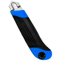 Нож строительный Vertextools 0044-02 двухкомпонентный корпус сегментное лезвие 25 мм