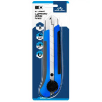 Нож строительный Vertextools 0044-02 двухкомпонентный корпус сегментное лезвие 25 мм