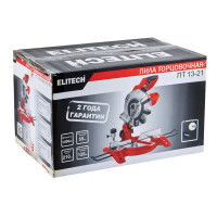 Пила торцовочная Elitech ПТ 1321, 1350 Вт, 210 мм