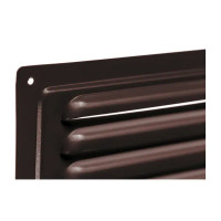 Решетка вентиляционная Ore GM1515B 150x150 мм металл цвет коричневый