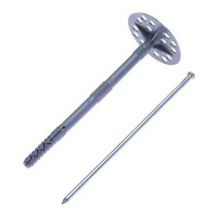 Дюбель для теплоизоляции с металлическим гвоздем Tech-krep IZM 10х180 мм, 30 шт.