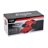 Ленточная шлифовальная машина сетевая Elitech МШЛ 800Э, 850 Вт, 75x533 мм