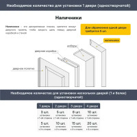 Наличник 2150x70x8 мм Hardfleх цвет серый