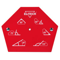 Уголок магнитный для сварки Elitech 195311 до 35 кг