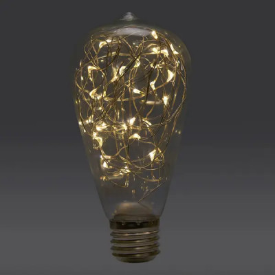 Лампа светодиодная Feron E27 LB-380 230 В 3 Вт декоративная 250 Лм желтый цвет света