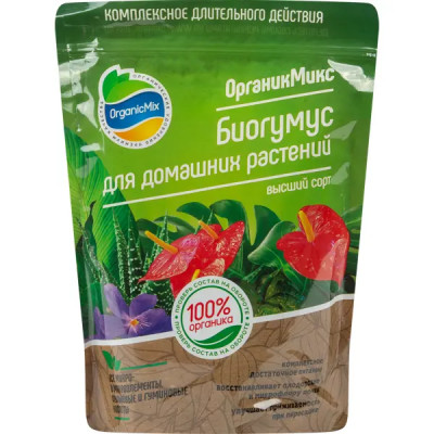 Органическое удобрение Органик Микс Биогумус для домашних растений 1.5 л