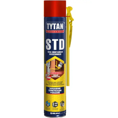 Пена монтажная бытовая Tytan STD 35 всесезонная 750 мл