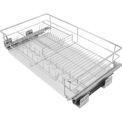 Корзина-сушка выдвижная Jet 80 см с доводчиком цвет хром