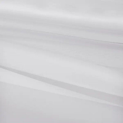 Тюль 1 п/м вуаль с утяжелителем 325 см однотонная цвет белый