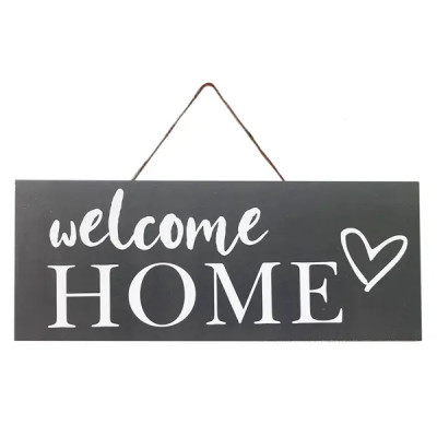 Табличка декоративная Welcome Home 10x25 см