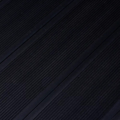 Террасная доска ДПК MultiDeck цвет Черный 3000x140x22 мм. Вельвет 0.42 м²