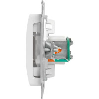 Розетка компьютерная встраиваемая Schneider Electric Glossa RJ45 cat 5E цвет молочный