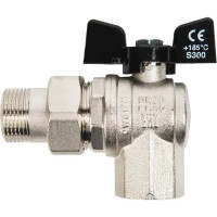 Кран шаровой Bugatti со сгоном угловой 3/4\