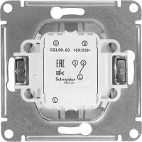 Переключатель встраиваемый Schneider Electric Glossa СХ6А 1 клавиша цвет графит