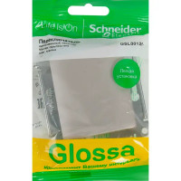 Переключатель встраиваемый Schneider Electric Glossa СХ6 1 клавиша цвет платиновый