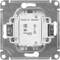 Выключатель встраиваемый Schneider Electric Glossa 1 клавиша цвет молочный