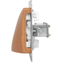 Вывод кабеля Schneider Electric Glossa GSL000599 70.8 мм цвет дуб