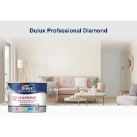 Краска для стен и потолков Dulux Professional Diamond Matt моющаяся матовая цвет белый база BW 1 л