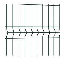 3D панель Profi для забора 0.63х2.5 м оцинкованная сталь зеленый