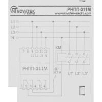 Реле контроля напряжения трехфазное РНПП-311M