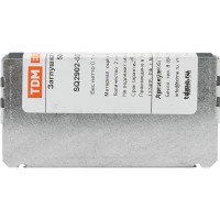 Заглушка для лотка торцевая TDM Electric 100x50 мм цвет серый