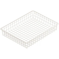 Корзина для стеллажной рамы Larvij 55x41x8 см цвет бежевый