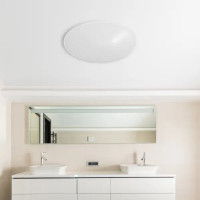 Светильник настенно-потолочный светодиодный Leek 18 Вт круг IP65 нейтральный белый свет