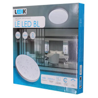 Светильник настенно-потолочный светодиодный Leek 40 Вт круг IP65 нейтральный белый свет